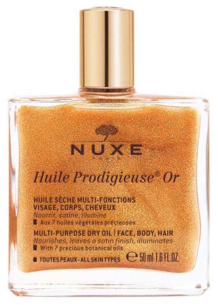 Huile Prodigieuse OR multifunkcionális száraz olaj csillámmal 50 ml