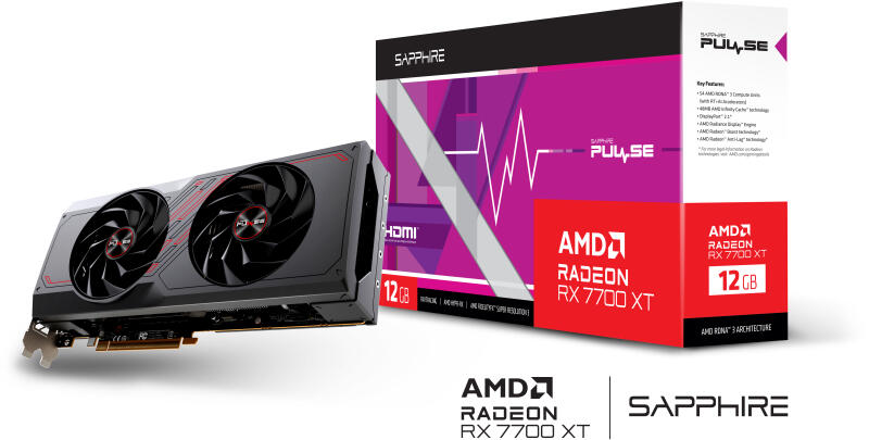 【新品・未開封】SAPPHIRE PULSE RX7800XT GAMING SAPPHIRE PULSE RX 7800 XT 16GB GDDR6 2ファン