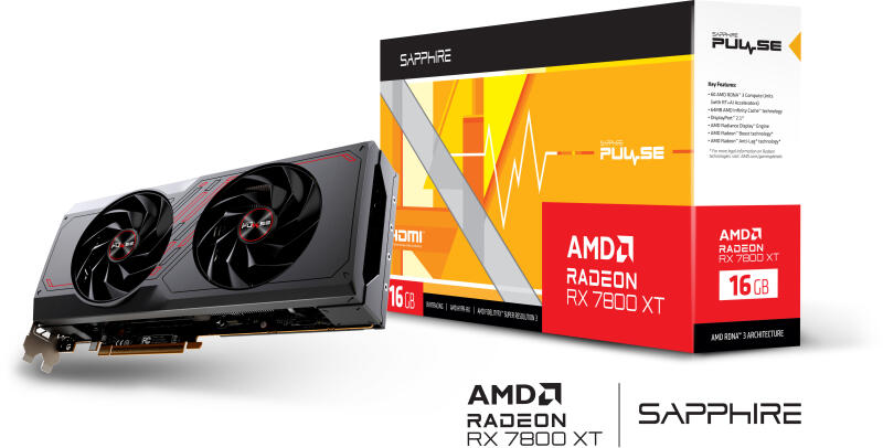 Vásárlás: SAPPHIRE PULSE AMD Radeon RX 7800 XT 16G (11330-02-20G)  Videokártya - Árukereső.hu