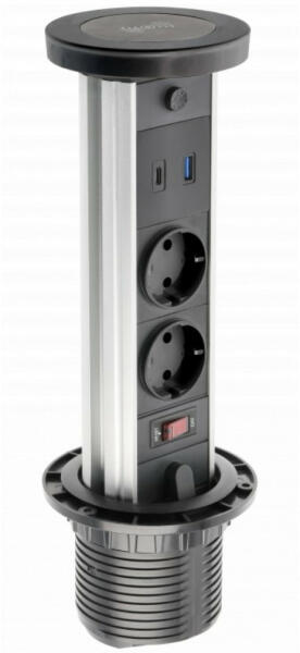 2 Plug + 2 USB 1,5 m Switch (AE-BPW2SCAM-20)