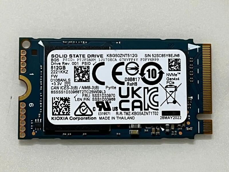 Vásárlás: Toshiba KIOXIA 512GB M.2 (KBG50ZNT512G) Belső SSD