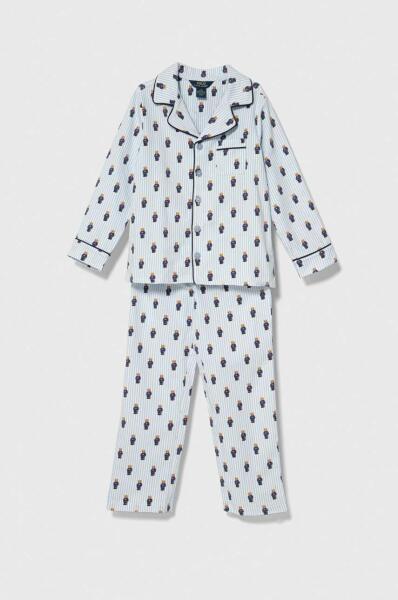 Vásárlás: Ralph Lauren gyerek pamut pizsama mintás - kék 140 - answear - 44  990 Ft Gyerek pizsama árak összehasonlítása, gyerek pamut pizsama mintás  kék 140 answear 44 990 Ft boltok