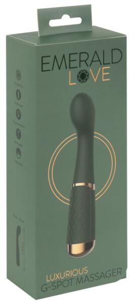 Luxurious G-Spot Massager - akkus, vízálló G-pont vibrátor (zöld)
