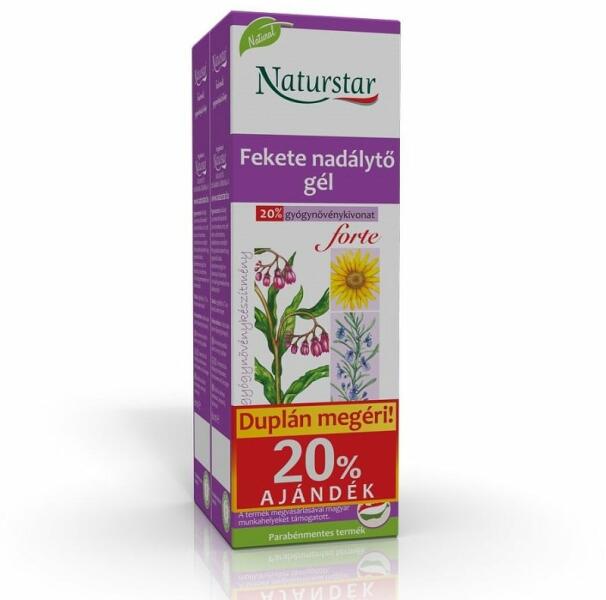 Fekete nadálytő gél forte 2x60 ml