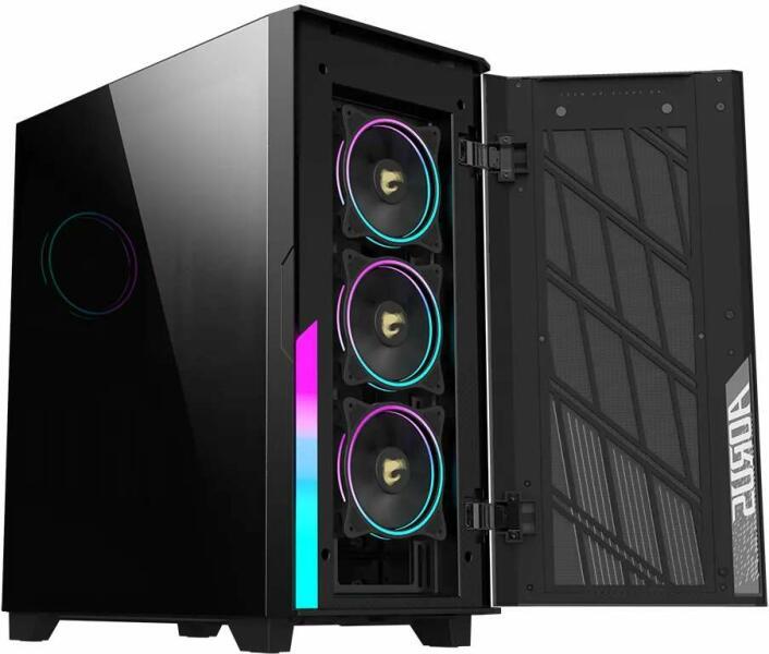 Aorus C500 Glass TG Black (GB-AC500G ST)