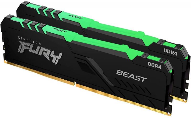 FURY Beast RGB 16GB (2x8GB) DDR4 3600MHz KF436C17BB2AK2/16