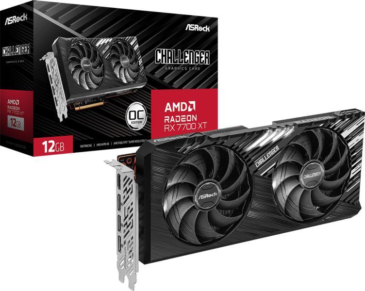 AMD Radeon RX 7700 XT Challenger 12GB OC (RX7700XT CL 12GO/90-GA4QZZ-00UANF)