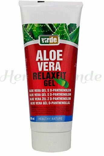 Relaxfit aloe vera gél D-Panthenollal 200 ml