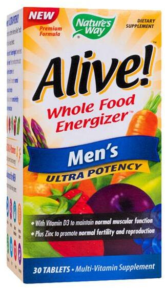 Alive Men's Ultra Secom, 30 comprimate (Suplimente nutritive) - Preturi