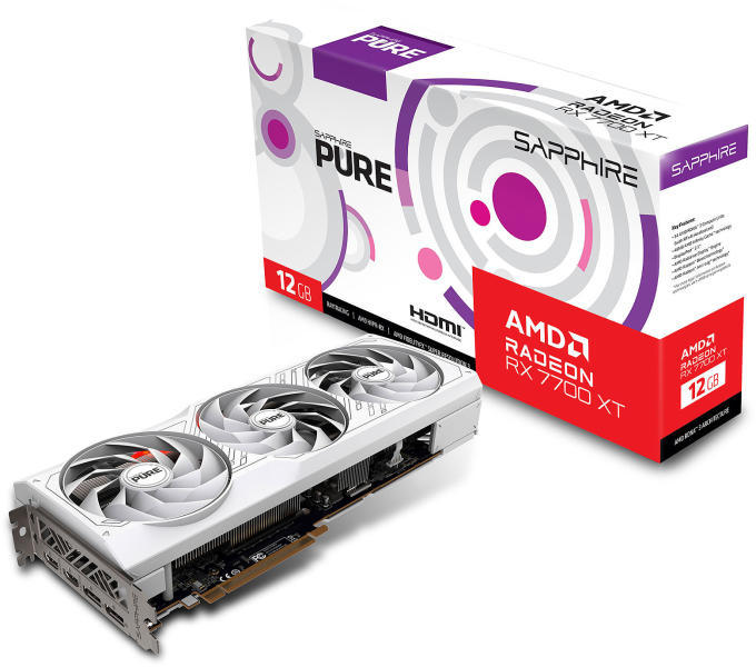 PURE AMD Radeon RX 7700 XT 12G (11335-03-20G)