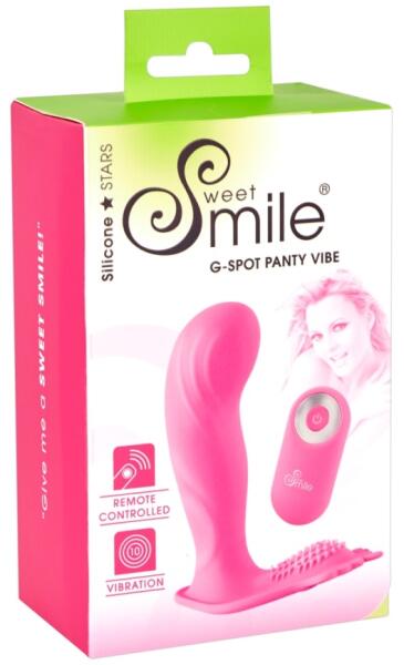 G-Spot Panty - akkus, rádiós felcsatolható vibrátor (pink) (05949030000)