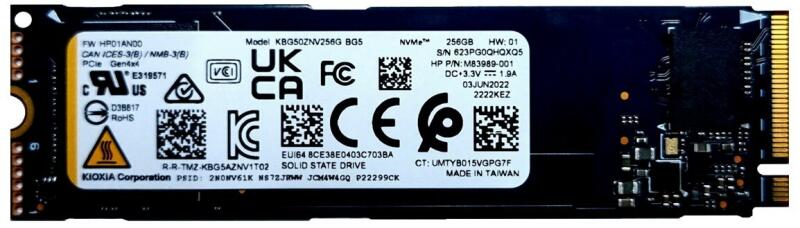 Vásárlás: Toshiba KIOXIA 256GB M.2 (KBG50ZNV256G) Belső SSD
