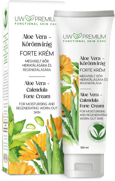 UW Premium aloe vera-körömvirág forte krém 100 ml