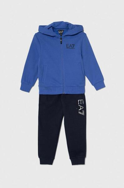 Vásárlás: EA7 Emporio Armani gyerek melegítő - kék 120 - answear - 44 990  Ft Gyerek ruha szett árak összehasonlítása, gyerek melegítő kék 120 answear  44 990 Ft boltok