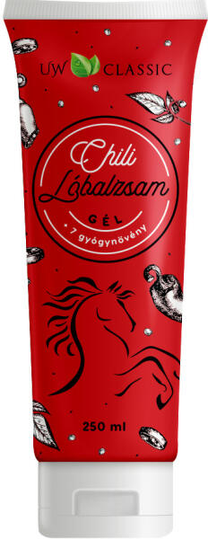 Classic lóbalzsam chilivel + 7 gyógynövény 250 ml