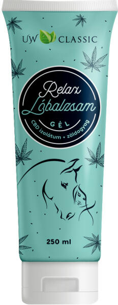 Relax lóbalzsam gél CBD izolátummal és zöldagyaggal 250 ml