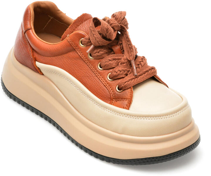 Flavia Passini Pantofi FLAVIA PASSINI maro, 2350, din piele naturala 39  (Încălţăminte sport) - Preturi