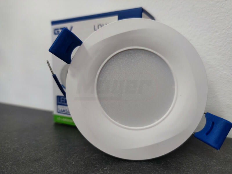 LED mélysugárzó lámpa, sülly. , LOUIS, 3W, 240lm, IP54, semlegesfehér 4000K, Samsung chip, 220-240V/AC (GTV-LD-LSWO03W-NB)