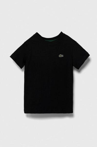 Vásárlás: Lacoste gyerek pamut póló fekete, sima - fekete 110 - answear -  15 190 Ft Gyerek póló árak összehasonlítása, gyerek pamut póló fekete sima  fekete 110 answear 15 190 Ft boltok