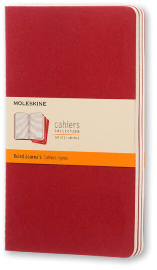 CH116VF Cahier puhafedeles vonalas jegyzetfüzet 13x21cm 3db (7500094003)
