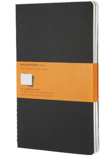 QP316 Cahier puhafedeles vonalas jegyzetfüzet 13x21cm 3db (7500094001)