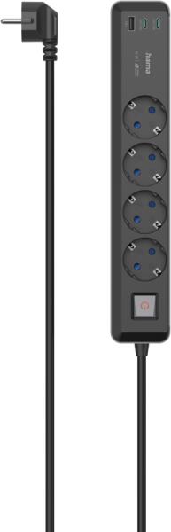 4 Plug + USB Switch 223189