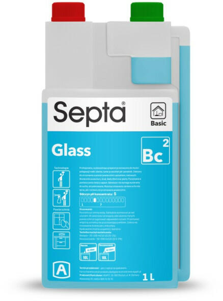Erős koncentrátum üvegtisztításhoz SEPTA GLASS BC2 1L SD