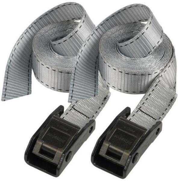 3110EURDAT Master Lock Rögzítő heveder szett, 2 db, szürke, 250 cm (3110EURDAT)