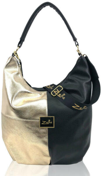 Vásárlás: Zellia női, fekete-arany színű válltáska, divattáska (Z-51302733)  Női táska árak összehasonlítása, női fekete arany színű válltáska  divattáska Z 51302733 boltok