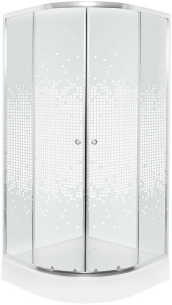 Pixel White 90 + tray round (PIXEL-90-WH-Z-BR-PL)