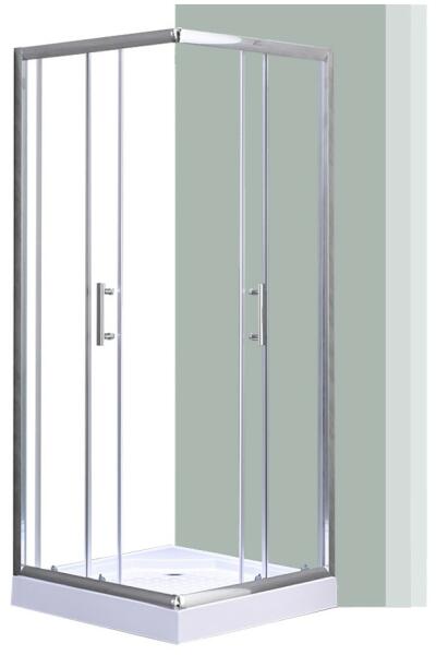 Spirit Clear 80x80x194 cm + tray square