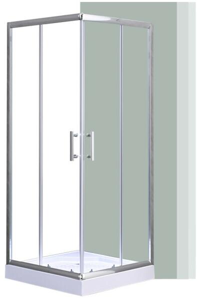 Spirit Clear 90x90x194 cm + tray square