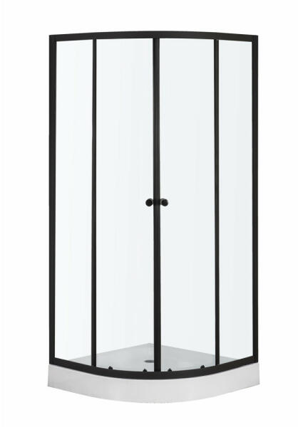 Leo 80 Black + tray round (LEO80-BLACK-TRAY)