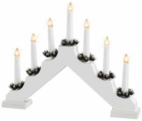 Adventi gyertya piramis 7 LED, 40x30x6 cm (40101548)