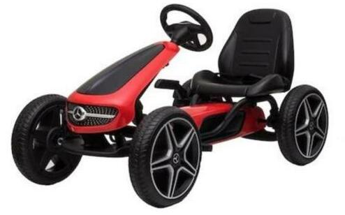 Mercedes-benz Kart cu pedale si roti din cauciuc Eva Mercedes-Benz Red  (Gocart) - Preturi
