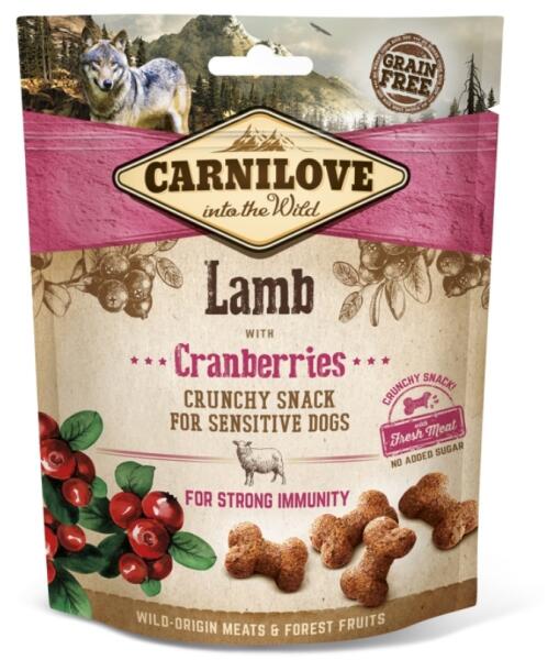 Crunchy snack bárányhús és áfonya 200 g