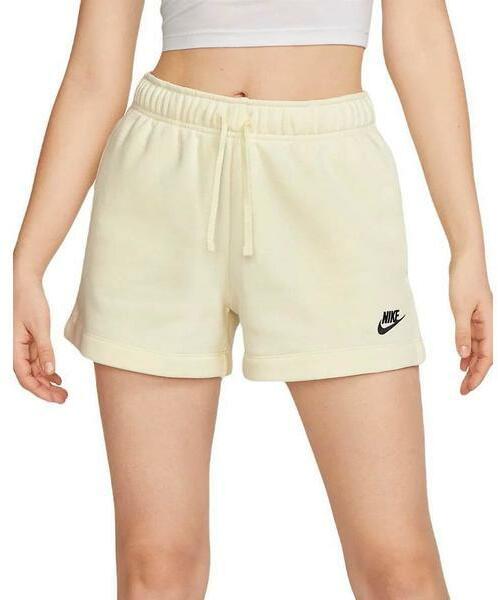 Nike Pantaloni scurti femei Nike Sportswear Club Fleece DQ5802-113, L, Bej  (Pantalon scurt dama) - Preturi