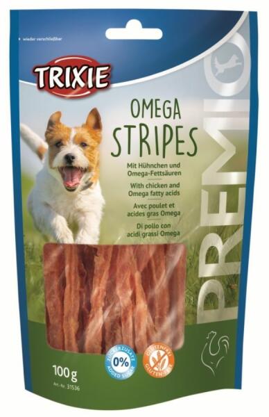 Premio Omega Stripes csirke csíkok 100 g (31536)