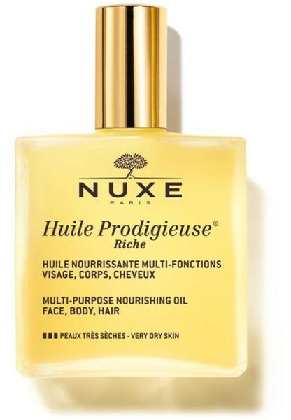 Huile Prodigieuse Riche többfunkciós gazdag szárazolaj arcra testre és hajra 100 ml
