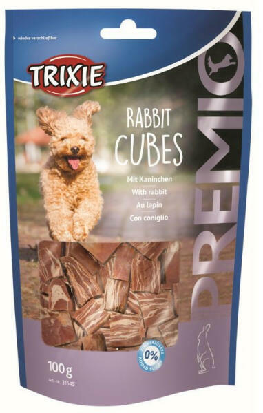 Premio Rabbit Cubes nyúlhúsos 100 g (31545)