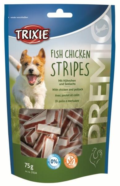 Premio Stripes hal és csirke 75 g (31534)