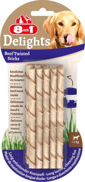 Delights Beef csavart rágórúd 10 db 55 g