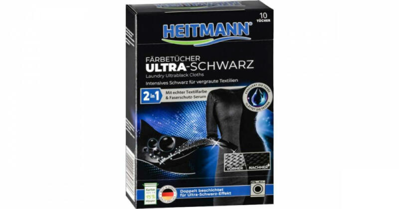 Vásárlás: Heitmann ultrafekete színfrissítő kendő 10 db - babamamakozpont  Gépi mosogatószer, öblítőszer árak összehasonlítása, ultrafekete  színfrissítő kendő 10 db babamamakozpont boltok