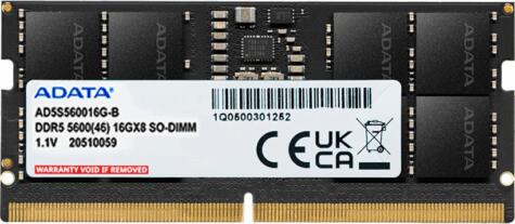 16GB DDR5 5600MHz AD5S560016G-S