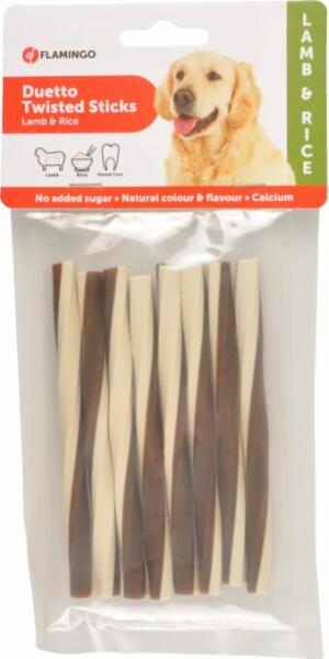 Duetto Twisted Sticks bárány és rizs csavart rudak 12,5 cm 85 g