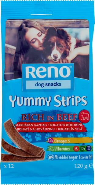 Yummy Strips marhában gazdag 120 g