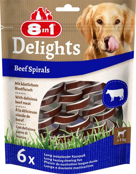 Delights Beef Spirals 6 db