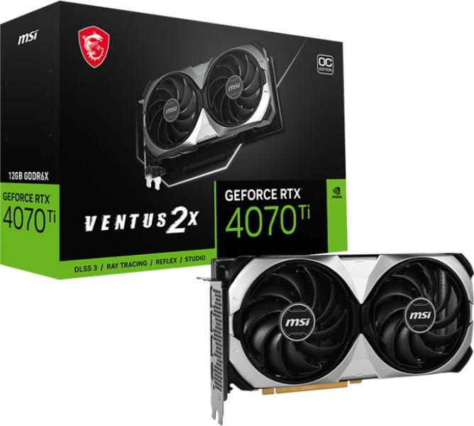 MSI GeForce RTX 4070 Ti GAMING X TRIO 12GB GDDR6X 192bit (V513