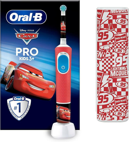 Oral-B PRO Kids 3+ Cars + travel case elektromos fogkefe vásárlás, olcsó  Oral-B PRO Kids 3+ Cars + travel case elektromos fogkefe árak, akciók