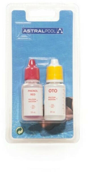 O-tolidin és fenol helyettesítő reakcióoldatai 2 x 15ml